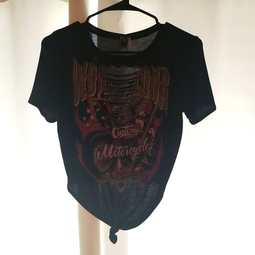Distressed tee